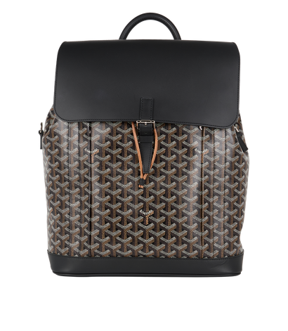 Alpin MM Backpack, &pound;3,100, Handbags, Black/Brown, Canvas, Front view